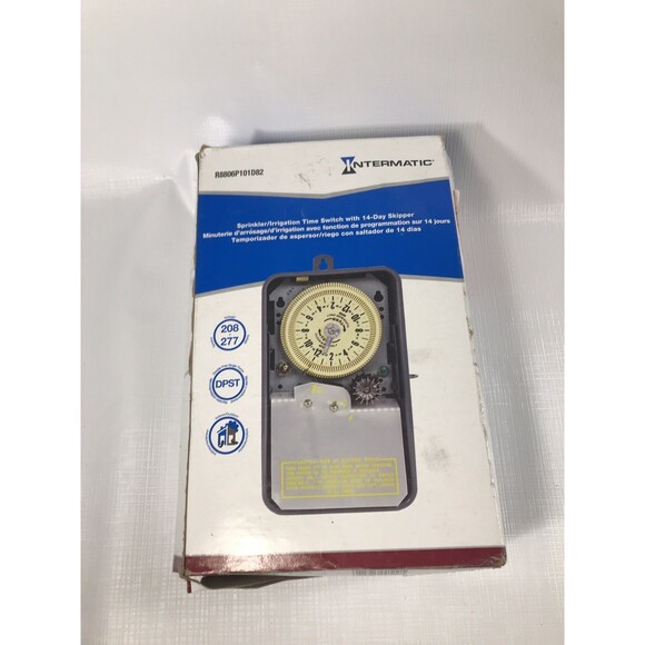 Intermatic R8806P101D82 Series Indoor/outdoor Irrigation/Sprinkler Timer 1194 - Picture 1 of 8